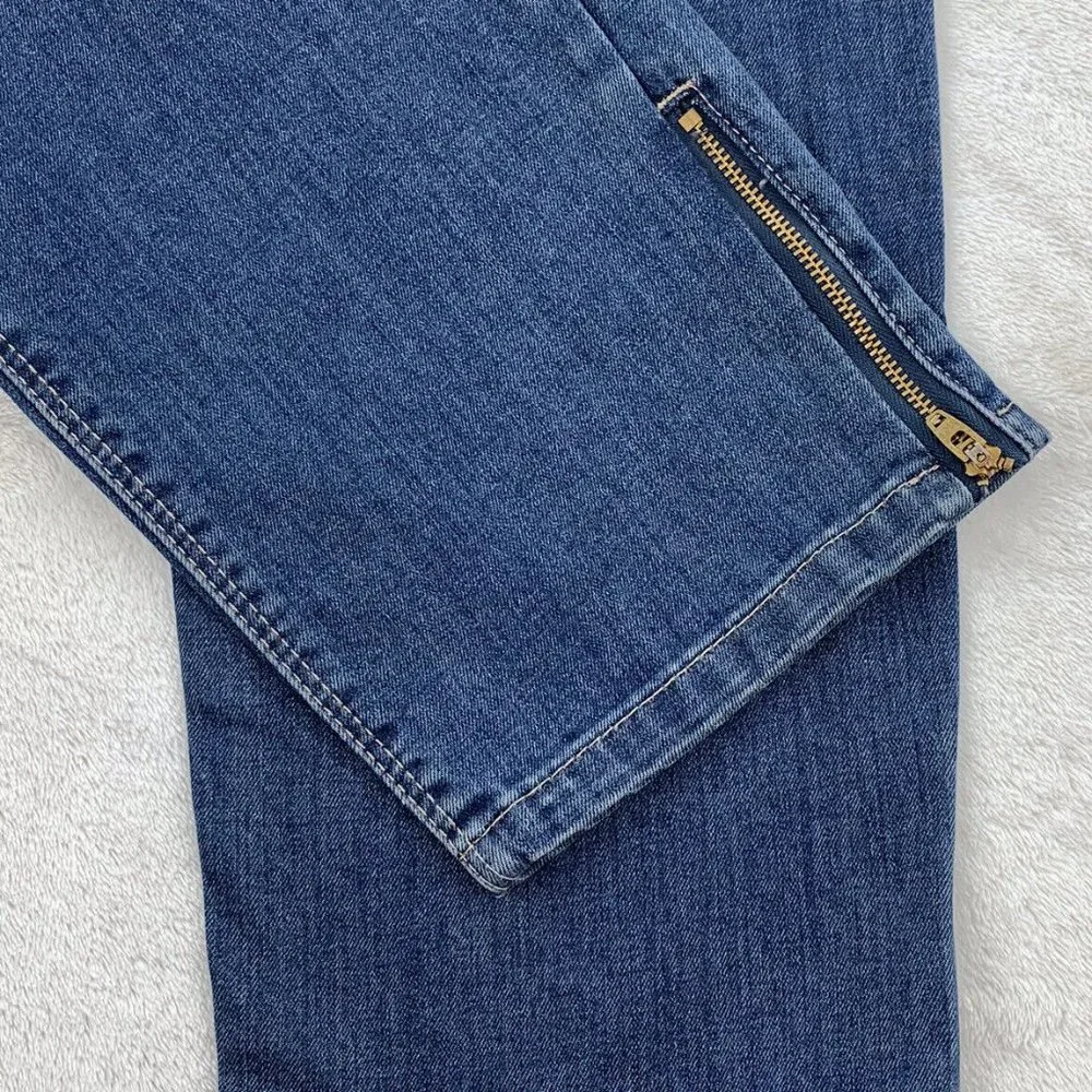 LEE ANKLE BLUE DENIM WOMEN SIZE 8 MEDIUM - Picture 1 of 8